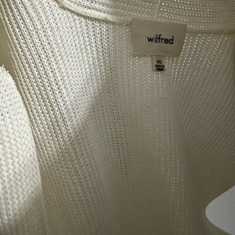 Aritzia Long white sweater vest xxs - Picture 4 of 5